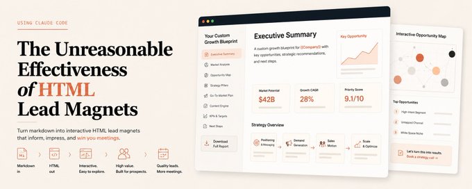 HTML Lead Magnets Are the Most Underused GTM Asset Right Now